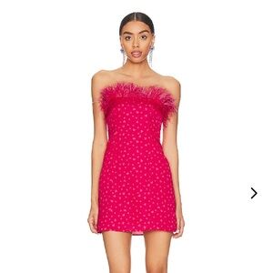 Maisey Mini Dress in Lover Heart Abstract